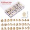 Christmas Ornaments DIY Wooden Christmas Ornaments Mini Blank Wood Slice Cutout Christmas Craft for Holiday Winter Xmas Tree Hanging Decoration DIY Craft,30 Styles